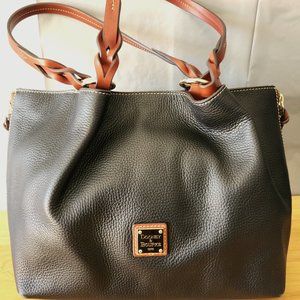 Dooney & Bourke Penrose Large Barlow Black Satchel